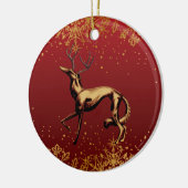 Borzoi Weihnachtsschmuck (Links)