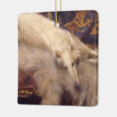 Borzoi Weihnachtsschmuck (Links)