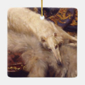 Borzoi Weihnachtsschmuck (Rückseite)