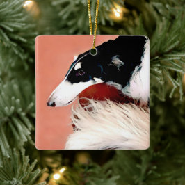 Borzoi Weihnachtsschmuck