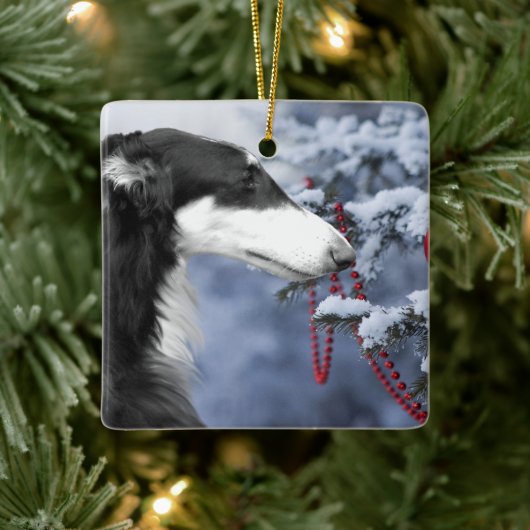 Borzoi Weihnachtsschmuck (Baum)