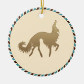 Borzoi Weihnachtsschmuck (Vorne)