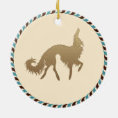 Borzoi Weihnachtsschmuck (Hinten)