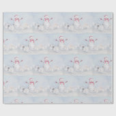 Borzoi Wolfhound Hund Kunsthandwerk Geschenkpapier (Flach)