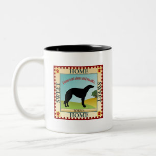Borzoi Zweifarbige Tasse