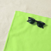 Bösartig Heiße (Limettengrüne) Strandtuch (Beispiel)