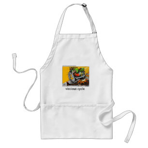 Bösartiger Radfahrer Lustige Geschenke & T-Shirts Schürze