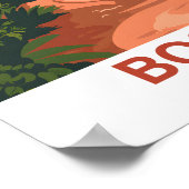 Bosawas Biosphere Reserve Nicaragua Travel Poster (Ecke)