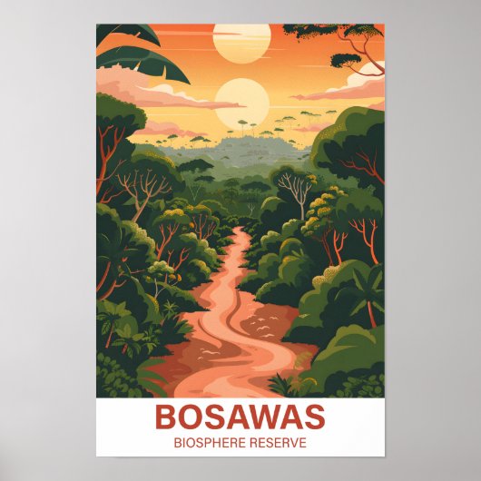 Bosawas Biosphere Reserve Nicaragua Travel Poster (Vorne)
