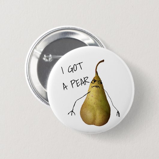 Bosc I got eine Birne Button (Vorne & Hinten)