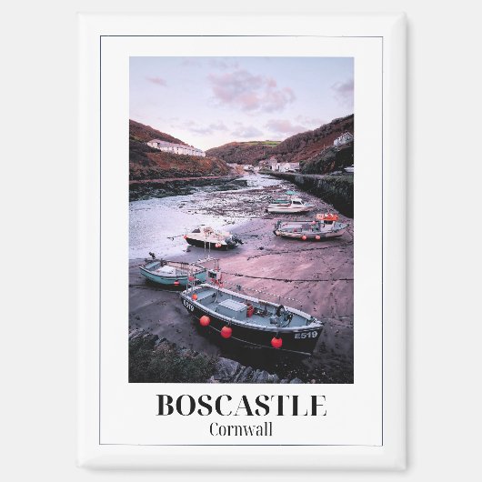 Boscastle, Cornwall, England Magnet (Vorderseite)