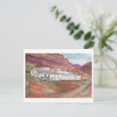 Boscastle Cornwall Landschaft – Küstenkunst Postkarte (Stehend Vorderseite)