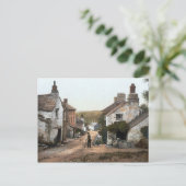 Boscastle Village Street, Cornwall c.1895 Postkarte (Stehend Vorderseite)