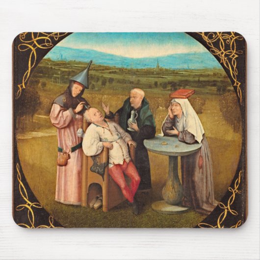 Bosch, Hieronymus - Auszug aus dem Stein von Madne Mousepad (Vorne)
