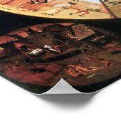 Bosch-Tisch mit Szenen der sieben Todsünden Poster (Ecke)