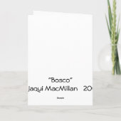 Bosco Karte (Rückseite)