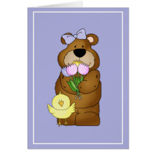 Boscoe & Betty Bears Liebe Ostern d3 Grußkarte