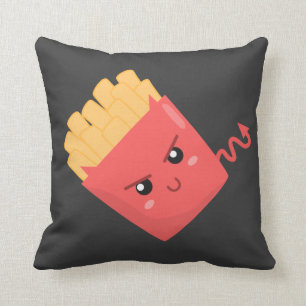 Böse aber Kawaii Pommes Frites Kissen