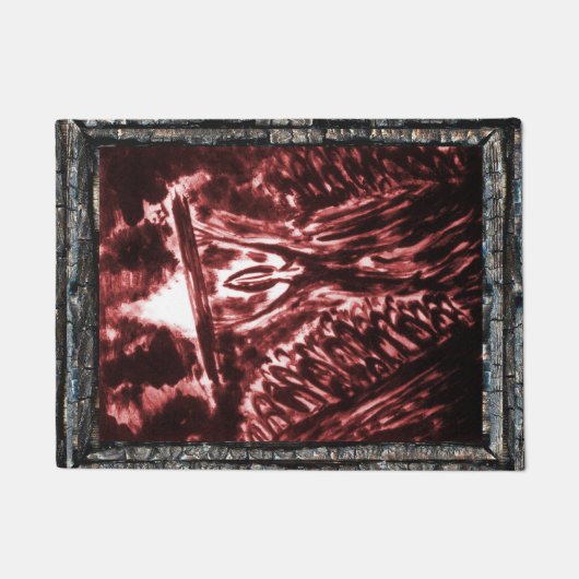 Böse abwehren fußmatte (Vorderseite)