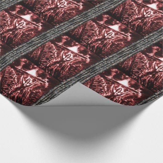 Böse abwehren geschenkpapier (Ecke)