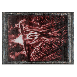 Böse abwehren schneidebrett