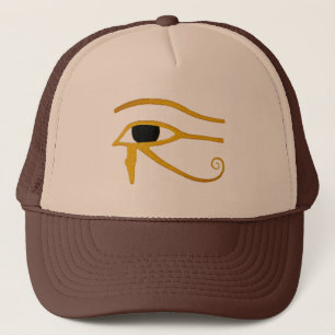böse auf das ägyptische Auge des horusförmigen Truckerkappe