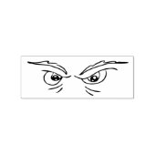 Böse Augen illustrieren Kunst Briefmarke Gummistempel (Prägung)