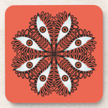 Böse Augen seltsam roten Trippy