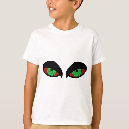 Böse Augen T-Shirts (Vorderseite)