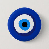 Böse Augen uraltes Symbol antike Talisman Superlat Button (Vorderseite)