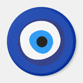 Böse Augen uraltes Symbol antike Talisman Superlat Magnet (Vorne)