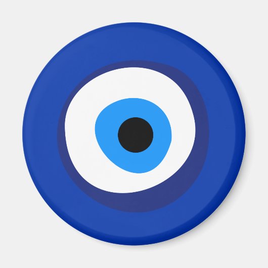 Böse Augen uraltes Symbol antike Talisman Superlat Magnet (Vorne)