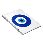 Böse Augen uraltes Symbol antike Talisman Superlat Notizblock (Rechte Seite)