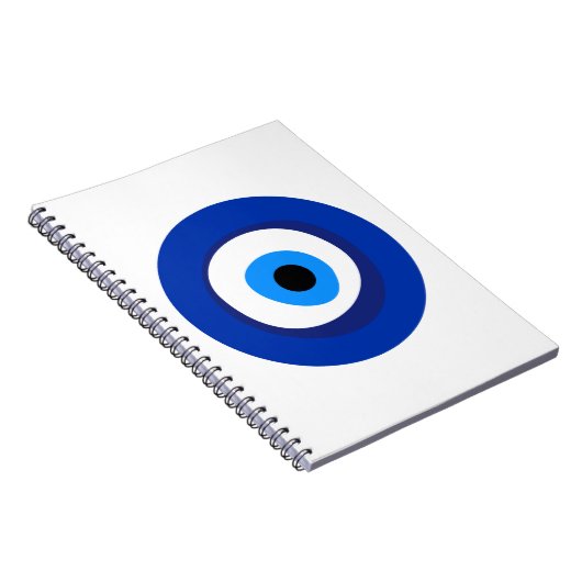 Böse Augen uraltes Symbol antike Talisman Superlat Notizblock (Rechte Seite)