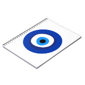 Böse Augen uraltes Symbol antike Talisman Superlat Notizblock (Linke Seite)