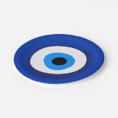 Böse Augen uraltes Symbol antike Talisman Superlat Pappteller (Schrägansicht)