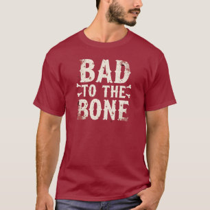 Böse bis auf die Knochen   Lustiger Halloween-Skel T-Shirt