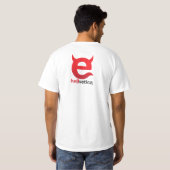 Böse "e" Helvetica T-Shirt (Schwarz voll)