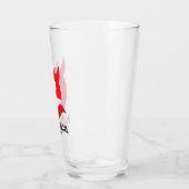 Böse „e“ – Logo Pint-Glas Glas (Links)