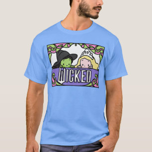 Böse Elphaba Glinda Spähende Verspielte Cartoon-St T-Shirt