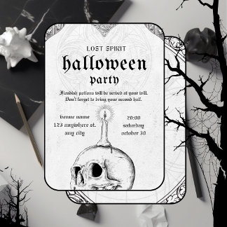 Böse Halloween-Party-Einladung Einladung