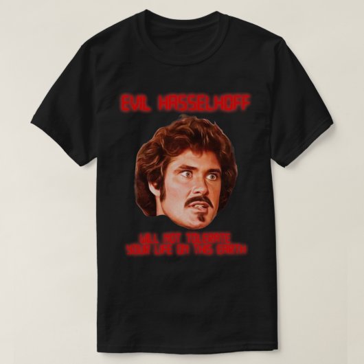 BÖSE HASSELHOFF Garthe Ritter T-Shirt (Design vorne)