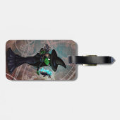 Böse Hexe Gepäckanhänger (Rückseite horizontal)