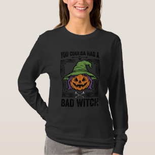Böse Hexe Lustiger Halloween-Kürbis Hexe_1 T-Shirt