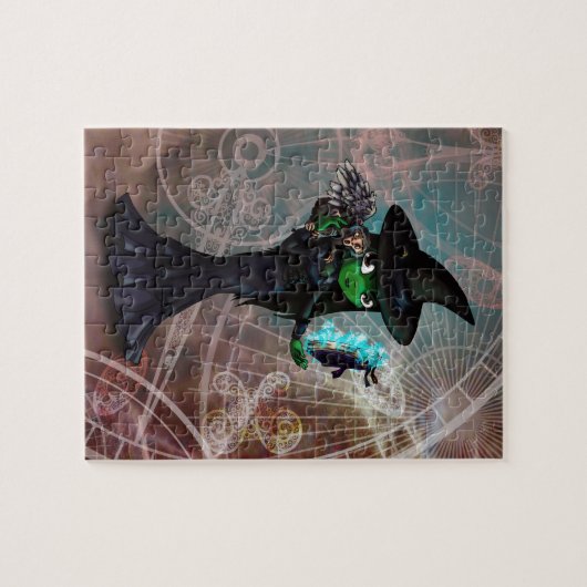 Böse Hexe Puzzle (Horizontal)