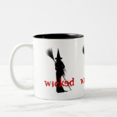 Böse Hexe Zweifarbige Tasse (Links)