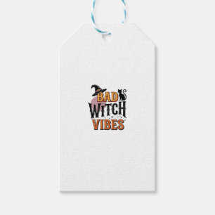 Böse Hexen Vibes Vintage Halloween-Shirt-Design_1 Geschenkanhänger