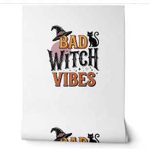 Böse Hexen Vibes Vintage Halloween-Shirt-Design_1 Tapete