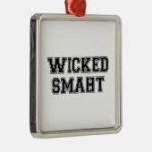 Böse intelligente (Smaht) Uni Boston Ornament Aus Metall (Rechts)