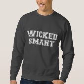 Böse intelligente (Smaht) Uni Boston Sweatshirt (Vorderseite)
